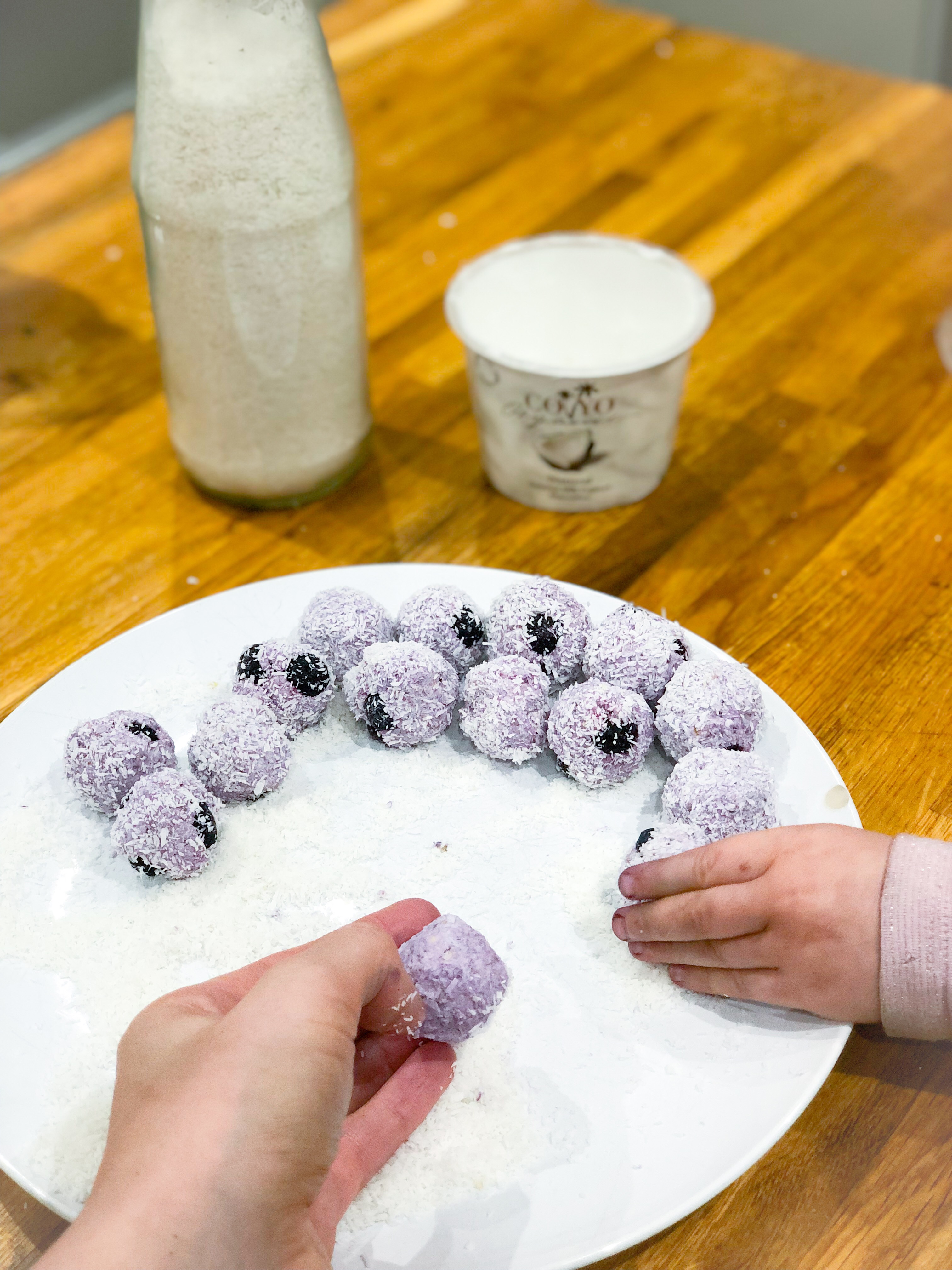 Dairy-free Snowballs (calcium booster!)